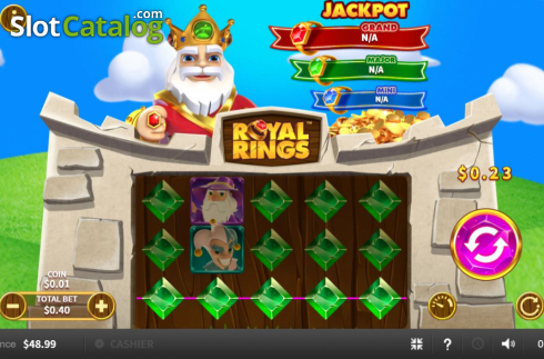 Скрин5. Royal Rings слот