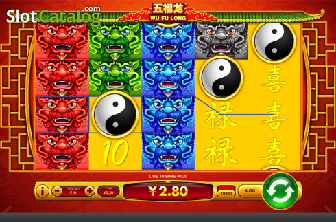 Скрин3. Wu Fu Long слот