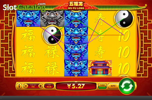 Скрин6. Wu Fu Long слот