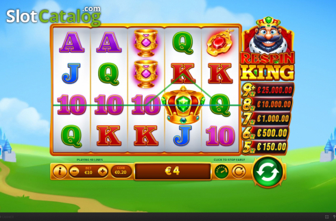 Скрин3. Respin King слот