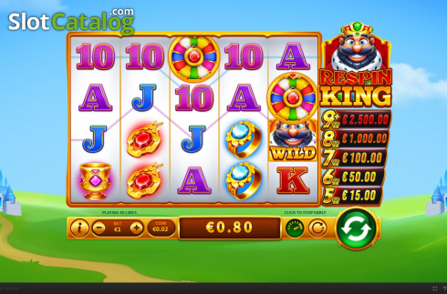 Скрин5. Respin King слот