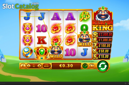 Скрин6. Respin King слот