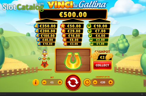 Скрин3. Vinci La Gallina слот