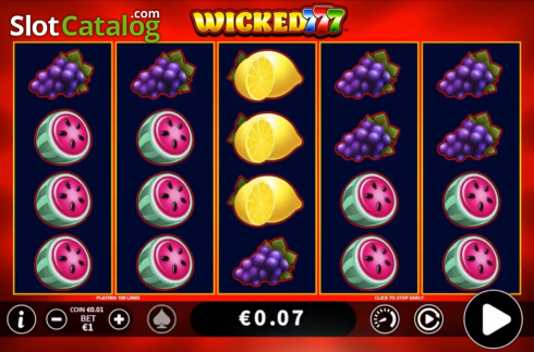 Скрин2. Wicked 777 слот
