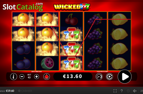 Скрин3. Wicked 777 слот
