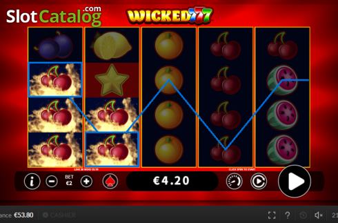 Скрин4. Wicked 777 слот