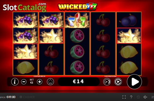 Скрин5. Wicked 777 слот