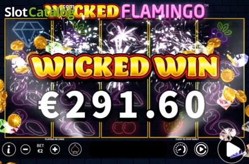 Скрин3. Wicked Flamingo слот