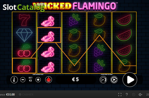 Скрин4. Wicked Flamingo слот
