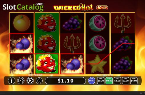 Скрин3. Wicked Hot слот