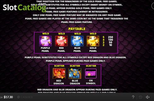 Скрин8. 2 Powerful Dragons слот