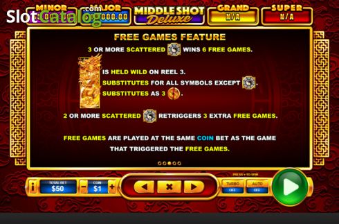 Скрин6. Middle Shot Deluxe слот