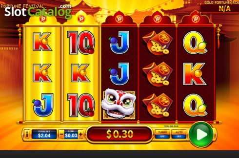 Скрин3. Gold Fortune Festival слот