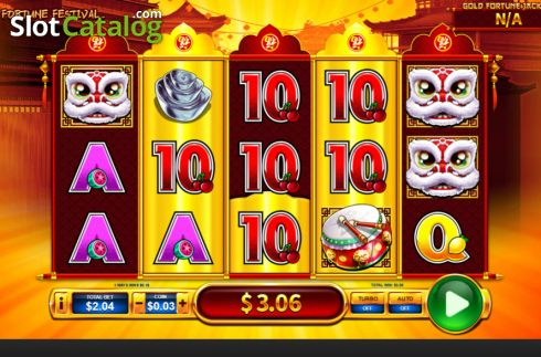 Скрин4. Gold Fortune Festival слот