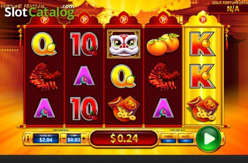 Скрин5. Gold Fortune Festival слот