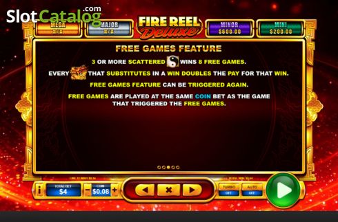 Скрин6. Fire Reel Deluxe слот