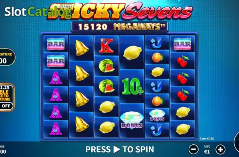 Скрин3. Sticky Sevens Megaways слот