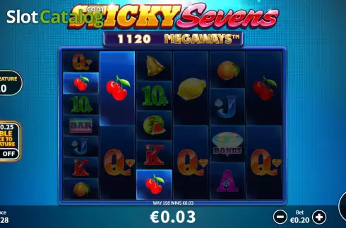 Скрин5. Sticky Sevens Megaways слот