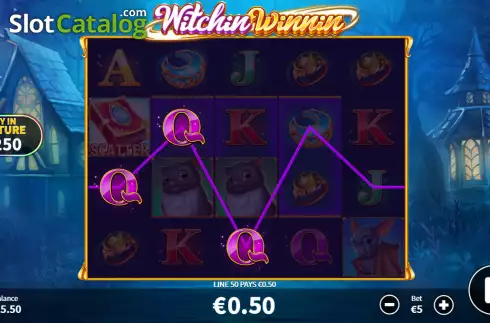 Скрин3. Witchin Winnin слот
