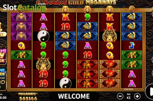 Скрин3. 8 Tigers Gold Megaways слот
