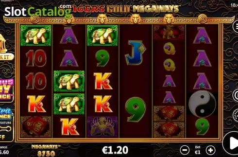 Скрин5. 8 Tigers Gold Megaways слот