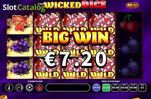 Скрин5. Wicked Dice 10 Lines слот