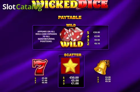 Скрин7. Wicked Dice 10 Lines слот