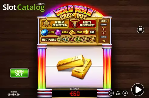 Скрин3. Wild Wild Cash Out слот