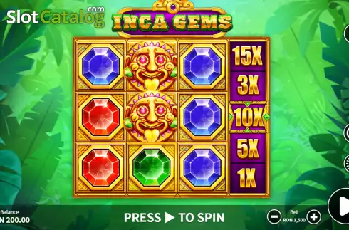 Скрин2. Inca Gems слот