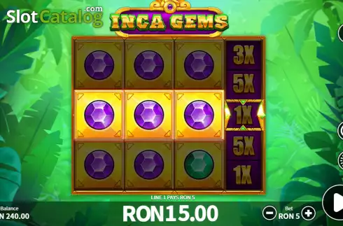 Скрин4. Inca Gems слот