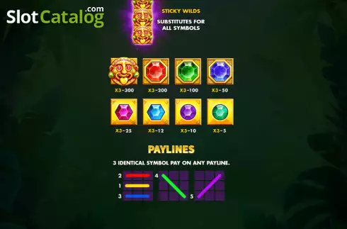 Скрин9. Inca Gems слот