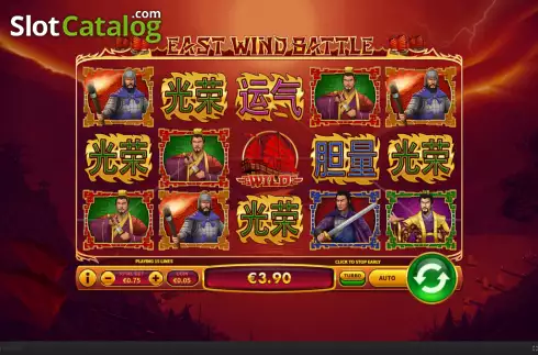 Скрин3. East Wind Battle слот