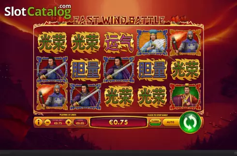 Скрин5. East Wind Battle слот