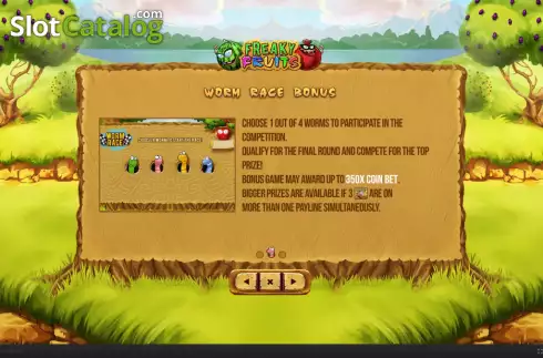 Скрин6. Freaky Fruits слот