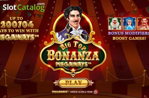 Скрин2. Big Top Bonanza Megaways слот