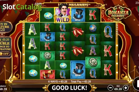 Скрин3. Big Top Bonanza Megaways слот