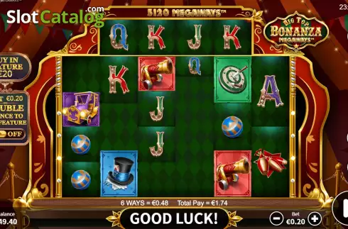 Скрин4. Big Top Bonanza Megaways слот