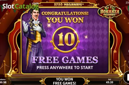 Скрин6. Big Top Bonanza Megaways слот