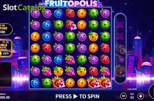 Скрин2. Fruitopolis слот