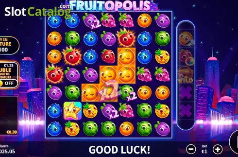 Скрин3. Fruitopolis слот
