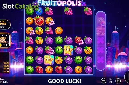 Скрин4. Fruitopolis слот