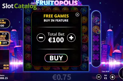 Скрин7. Fruitopolis слот