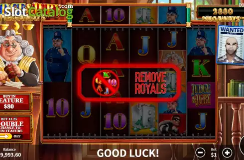 Скрин5. Judge and Jury Megaways слот