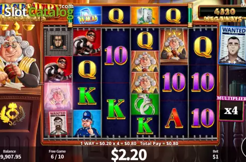 Скрин9. Judge and Jury Megaways слот