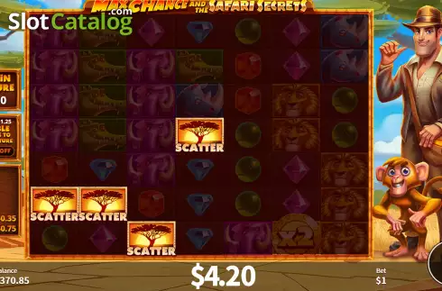 Скрин7. Max Chance and the Safari Secrets слот