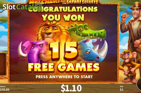 Скрин8. Max Chance and the Safari Secrets слот