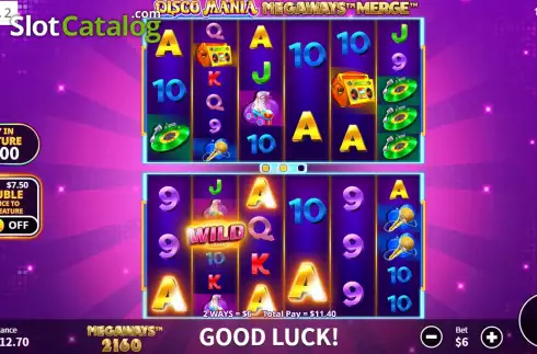 Скрин4. Disco Mania Megaways Merge слот