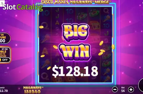Скрин6. Disco Mania Megaways Merge слот