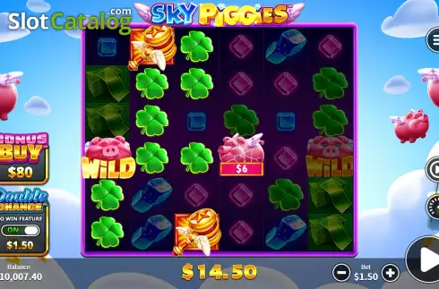 Скрин4. Sky Piggies слот