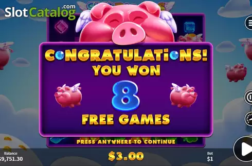 Скрин9. Sky Piggies слот